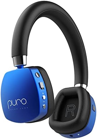 Puro Som Labs Puroquiets Volume Limited Limited On-Ear Ruído Active Cancelamento de fones de ouvido Bluetooth-fones de ouvido leves