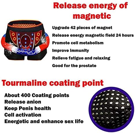XSion 3/5 pacotes terapia magnética Energetic Briefs Men's Underwear Health Care Scorts U Covex Bolsa Briefs L-6xl