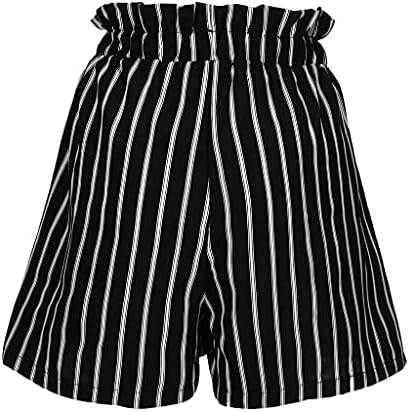 Shorts casuais para mulheres de verão alta cintura de salão confortável shorts atléticos shorts férias soltas shorts
