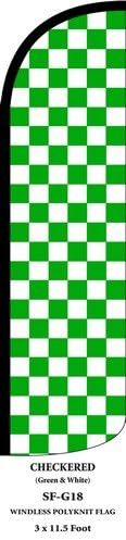 Kit de bandeira verde e branca de swoooper swoooper