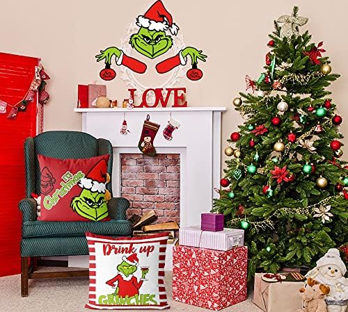 4 Pacote de pacote de Natal Caso de travesseiros de Natal Cushion Farmhouse Throw Prophases