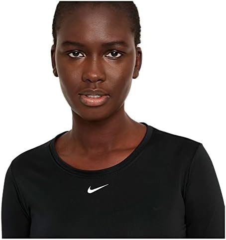 Nike feminino dri-fit uma camisa de manga longa preta tamanho xl