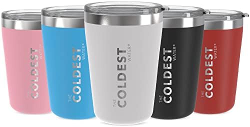 Mais frio Viagem simples de parede dupla de aço inoxidável de aço inoxidável Tumbler moderno, caneca de café durável, copo térmico com