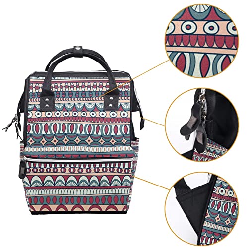 Bolsas de fraldas do padrão boho Bolsas de mochila Mummy Mumm