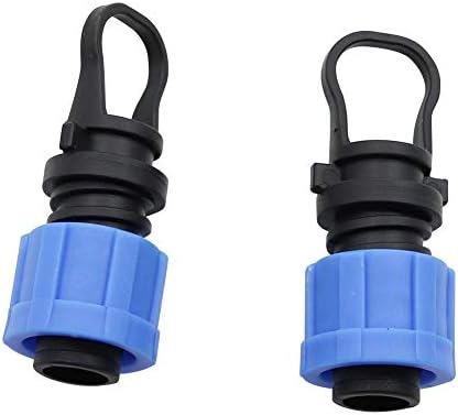 Mangueira de jardim Quick Connect Jardim Plugues de gotejamento de bloqueio de 16 mm para agricultura Adaptador de irrigação de