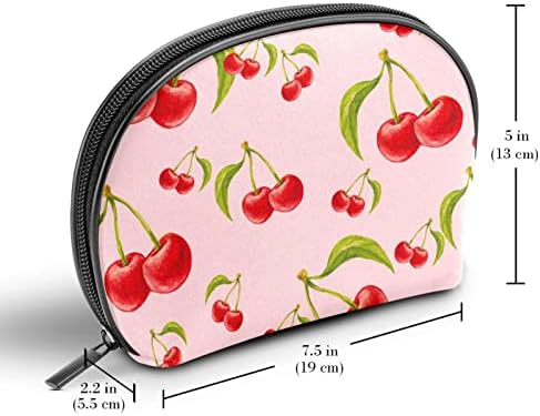 Bolsas de cosméticos para mulheres, bolsas de bolsas de maquiagem de maquiagem de maquiagem Bolsa de maquiagem, Cereja