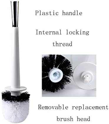 Escovas de vaso sanitário nykk e suporte de cerâmica brilhante pincel circular simples pincel de vaso sanitário conjunto