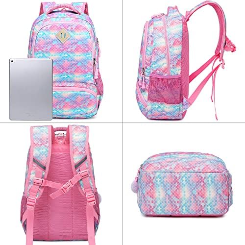 Mochila para meninas para o ensino fundamental para crianças do ensino fundamental