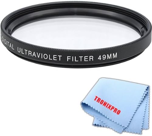TronixPro 58mm Pro Série de alta resolução Digital Ultravioleta UV Filtro de proteção UV + TronixPro Microfiber pano