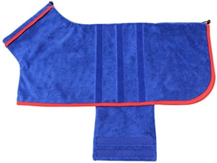 Gsportfis Dog Robe Microfiber Dog Coat Super absorvente Toalha de banho macio de animais de estimação Supplies de banho de cães quentes ajustáveis