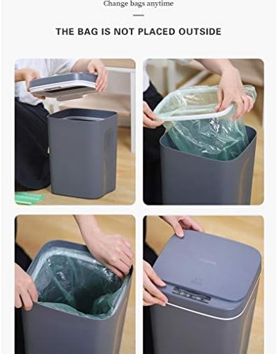 Yfqhdd lixo inteligente pode sensor automático de lixo de lixo de lixo de lixo elétrico de lixo de lixo de lixo