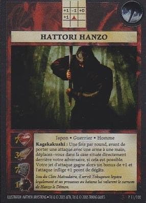 Cartão promocional francês anacronismo Hattori Hanzo P11