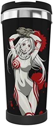 UOGEEP anime Deadman Wonderland Shiro duplo xícara de café portátil Copas de aço inoxidável de moda de viagem