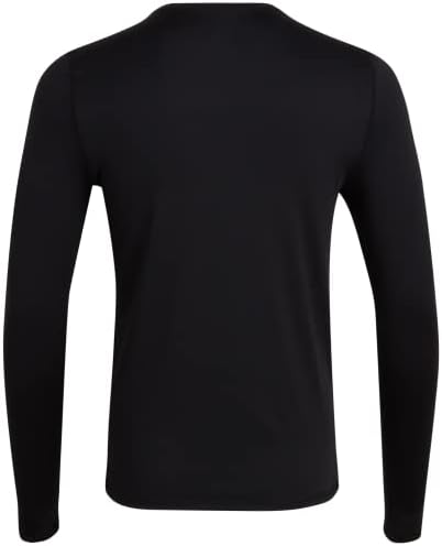 Camisa térmica de desempenho masculino de reebok - camada de base de base atlética de manga comprida