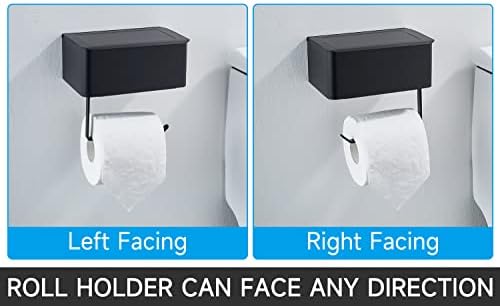 K-gnome Dispensador de limpeza lavável e suporte de papel higiênico com 3 placas, se encaixa em qualquer banheiro, organizador e