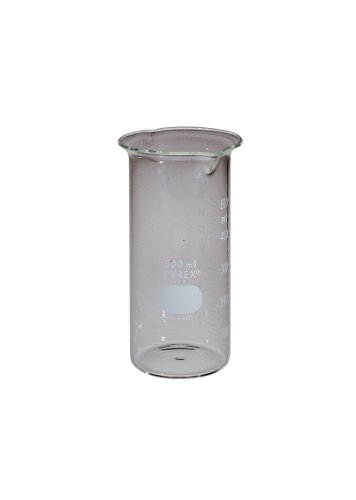 Corning Pyrex Borossilicate Glass Double Spout e Duplo Pour Bokers Graduados, 102 mm H, capacidade de 125 ml