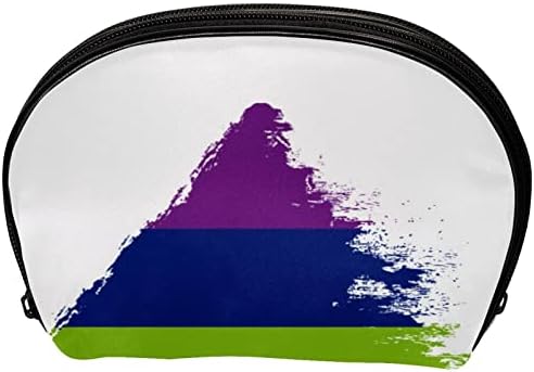 Bolsa de higiene pessoal, bolsa cosmética de maquiagem para homens, homens arco -íris de arco -íris