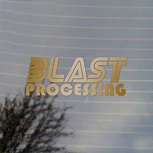 Cosplay & Fan Gear Blast Processamento Decalque de vinil retrô