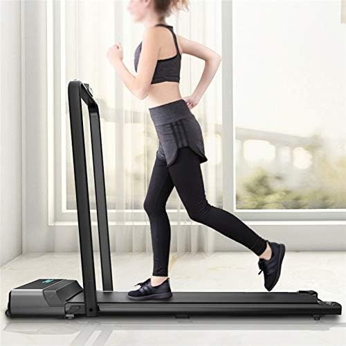SJNQJJ Treadmill Home multifuncional pequena Máquina de caminhada dobrável Equipamento de fitness esportivo interno