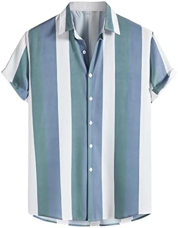 Xxbr 2023 Novos homens homens verão havaiano tira camisetas estampas de manga curta camisas de botão masculina de manga comprida