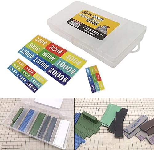 Fancyes Landpaper Storage Box Modelos de moagem de lixa DIY Organizador para lixa
