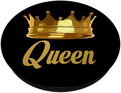 Coroa de ouro da mulher queen abelha a diva glamourosa Popsockets Popgrip: Swappable Grip para telefones e tablets