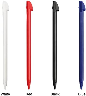 Caneta de caneta 3DS xl, caneta de substituição compatível com nintendo 3ds xl, 4 em 1 combo touch styli conjunto de canetas múltiplas coloridas para 3ds xl