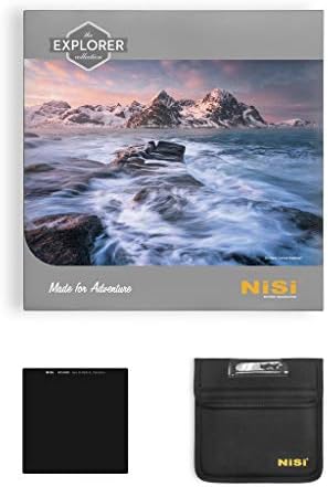Nisi ND64 150x150mm Coleção Explorer Ir nd | Filtro de lente de densidade neutra de 6 paradas de vidro endurecido | Fotografia de longa exposição e paisagem
