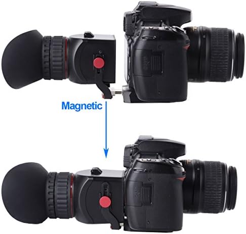 Sevenoak sk-vf pro2 3.0x ampliação de tela LCD Video Camera Vowfinder Lignifier com ocular flip-up para Canon EOS, Nikon, Sony Alpha, Olympus, Pentax DSLR Cameras-Cabits 3 -3.2 Telas