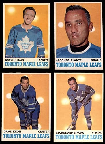 1970-71 O-PEE-Chee Toronto Maple Leafs perto da equipe Conjunto Toronto Maple Leafs Ex/Mt Maple Leafs