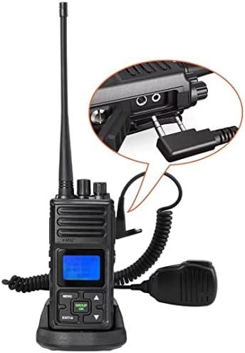 19 pacotes walkie talkies para adulto com microfone e estação multi -carregador de seis vias