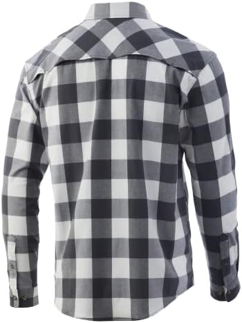 Camisa de flanela masculina Huk | Botão de desempenho para baixo