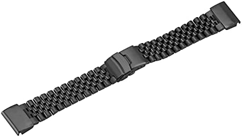 Yisiwera aço inoxidável Banda de relógio compatível com Garmin Fenix ​​6x 5x /5x Plus Fenix ​​6x Pro 26mm Bandas 3D cônicas