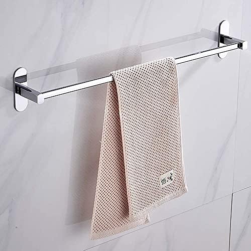 -S prateleira, toalha de toalha de aço inoxidável cromador cromado, barra de banheiro com toalhas montadas na parede,