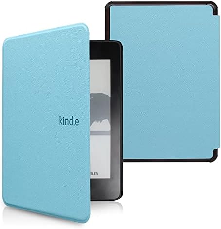 JNSHZ Stand Case para Kindle Paperwhiter 6,8 polegadas e Kindle Paperwhite Signature Edition, capa inteligente de couro fino 2021 com sono automático, preto