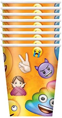 Rainbow Fun Emoji Birthday Banner Banner - 6 pés | Multicolor | 1 pc