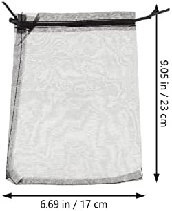 Bolsas de presente de Zerodeko Organza bolsas de joalheria de 100pcs sacos de cordas de cordão