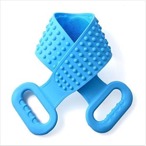 Lakikaczsq Silicone Scrucker Silicone Toalhas de banho esfregando as costas de lama descascando massagem chuveiro de massagem estendida