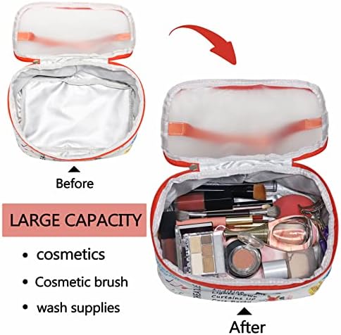 Pxtidy Trip Survival Kit Makeup Bag S Night Weekend Travel Hankeets Makeup Case Organizer Bolsa Cosmética Galentines