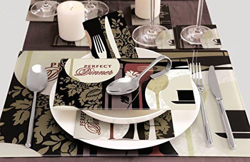 Platin Art Deco Table Breakfast, jantar perfeito