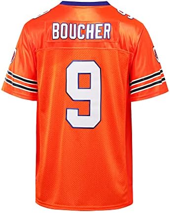 Bobby Boucher 9 The Waterboy Adam Sandler Movie Mud Dogs Bourbon Bowl Football Jersey