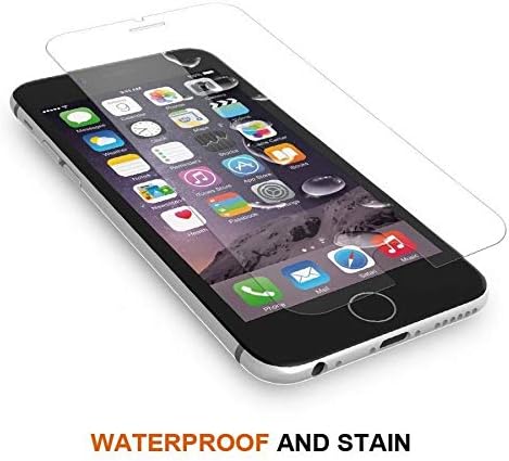Tapa Brand [3-Pack] iPhone SE, 8, 7, 6s, 6 Protetor de tela Vidro, protetor de tela de vidro temperado premium de tapa para