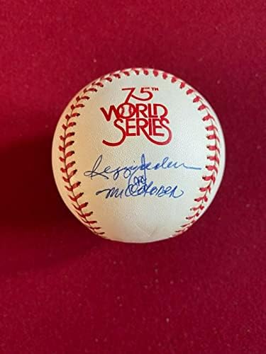 Reggie Jackson, autografado , Official World Series Baseball - beisebol autografado