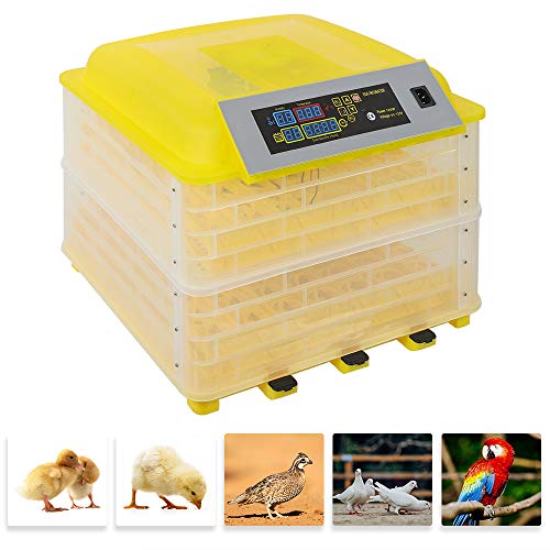 Winado 112 Incubadores de ovos para chocar ovos, w/turner automático, tela de LED, controle de temperatura conveniente, incubadora