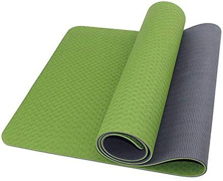 Yogamate Non Slip Yoga tapete com alça de transporte, eco amigável e material TPE certificado por SGS - inodoro, não deslizante,
