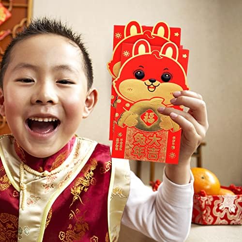 STOBOK Adorável Red e Chinês Impressão Partema de casamento PRIMAÇÃO DE PRIMAÇÃO PRESENTE DE CARACTONS CRIANÇAS ADORÁVEL PARA HONG