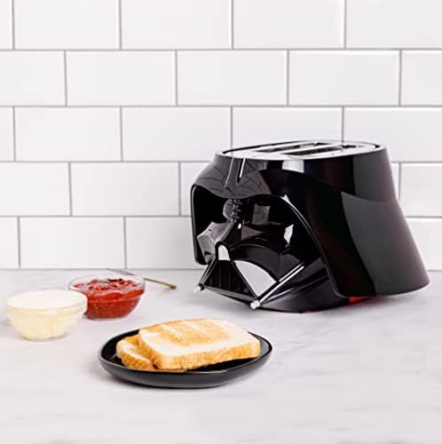 Brands estranhas Star Wars Darth Vader Halo Toaster - Lights -Up e faz sons de sabre de luz