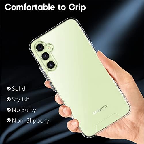 Caixa de celular Rayboen para Samsung Galaxy A54 5G Casos de silicone protetores de protetor Charge sem fio Tampa de celular plástica dura Limpa transparente