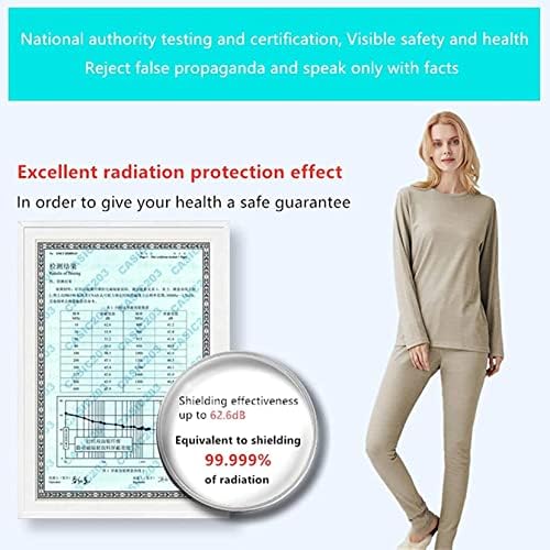 Roupas anti-radiação em Darzys, roupas íntimas de fibra de prata feminina para proteção de radiação eletromagnética