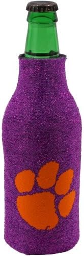 Kolder NCAA Clemson U Glitter Bottle Coolie, Tamanho único, multicolor